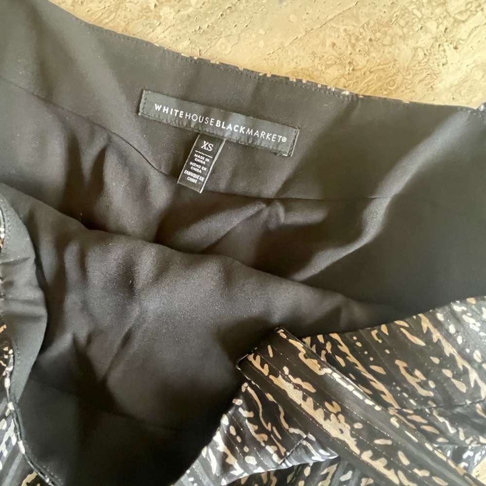 WHBM Black/White MIDI Dress - Picture 6 of 6
